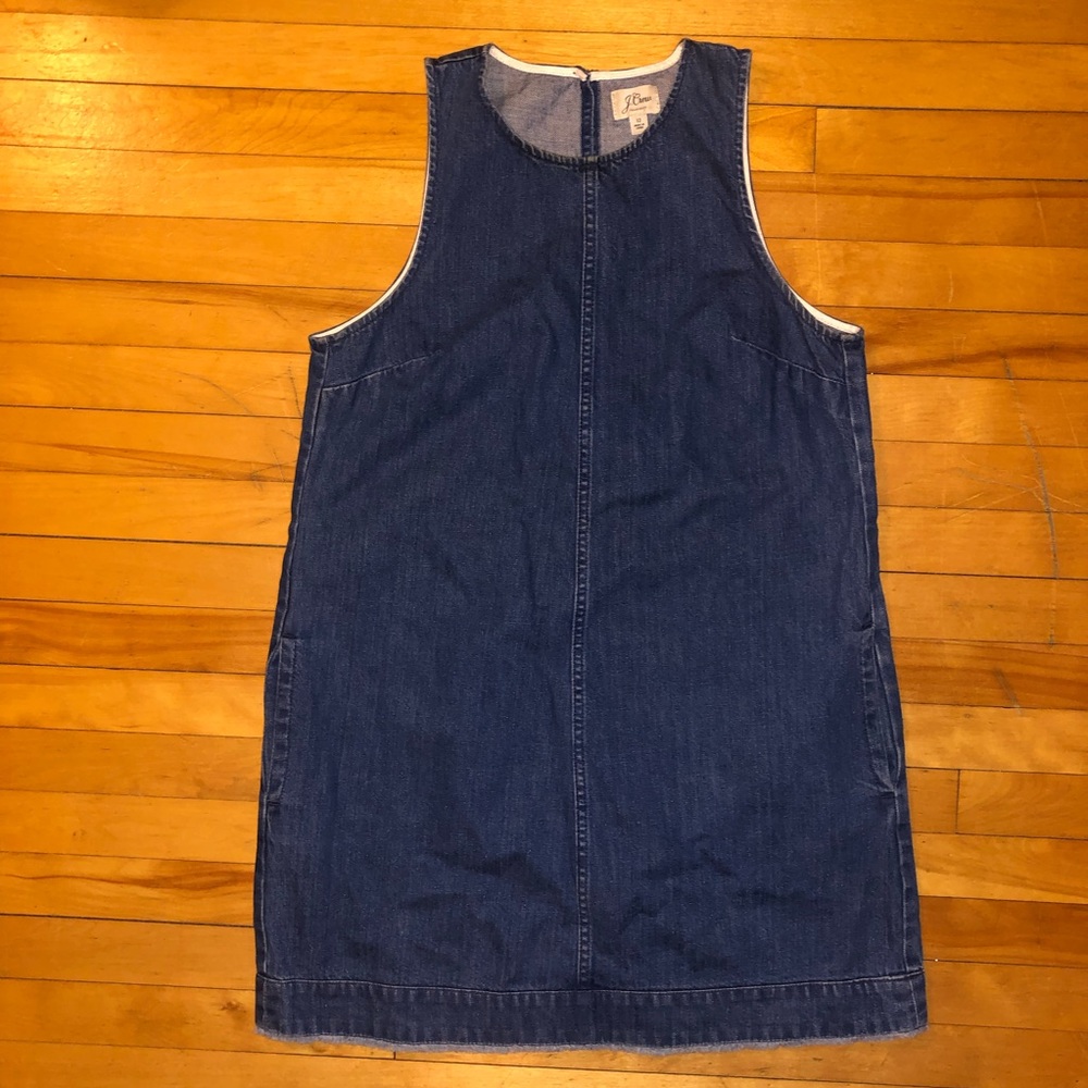 Sleevless J.Crew denim mini dress